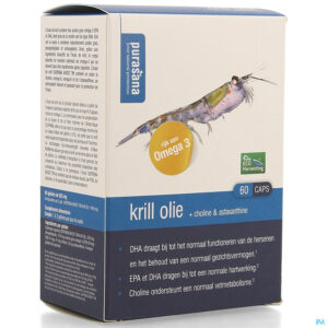 Packshot Purasana Eko Krill Oil Blister Caps 60