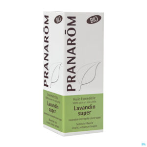 Packshot Lavandin Super Bio Ess Olie 10ml Pranarom