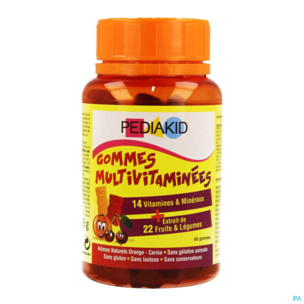 Packshot Pediakid Gummies Multivitamines 60