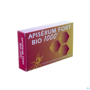 Packshot Apiserum Fort Bio 1000 Amp 24 X 5ml