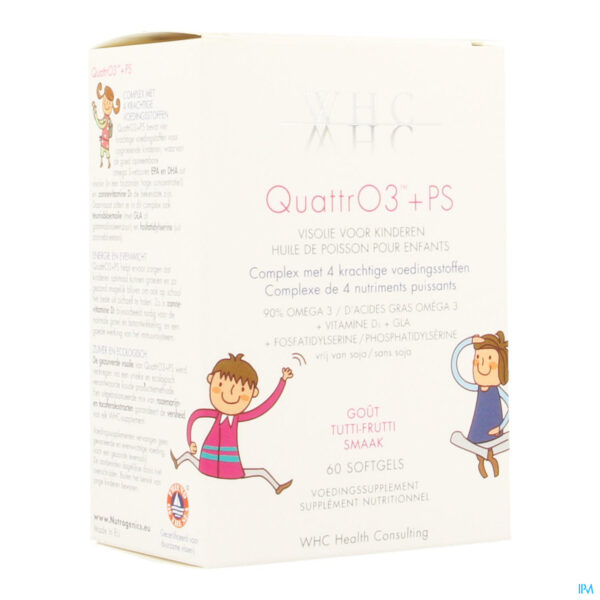 Packshot QuattrO3 + PS Softgels 60