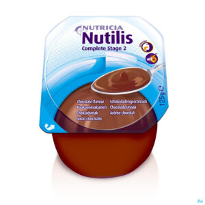 Packshot Nutilis Complete Stage 2 Chocolade Fl 4x125ml