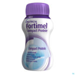Productshot Fortimel Compact Protein Neutraal Flesjes 4x125 ml
