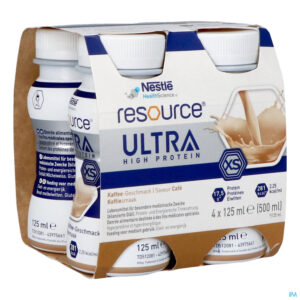 Packshot Resource Ultra Koffie 4x125ml