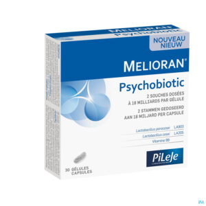 Packshot Melioran Psychobiotic Caps 30