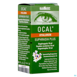 Packshot Ocal Hyaluron Euphrasia Plus 10ml