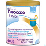 Packshot Neocate Junior Aardbei 400g