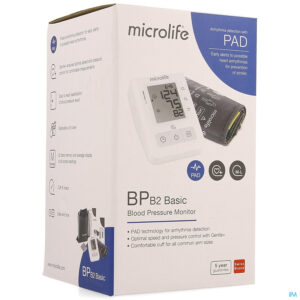 Packshot Microlife Bp B2 Basic Bloeddrukmeter Arm Otc Sol