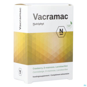 Packshot Vacramac 30 Caps 3x10 Nutriphyt