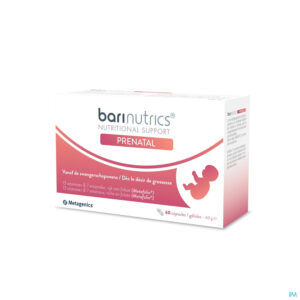 Packshot Barinutrics Prenatal Caps 60 Metagenics