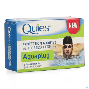 Packshot Quies Gehoorbescherming Aquaplug 1 Paar