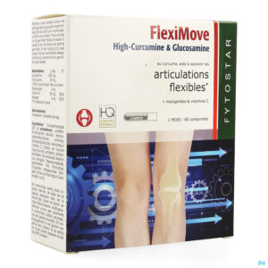 Packshot Fytostar Flexi Move Curcumine + Glucosam. Comp 60