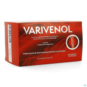 Packshot Varivenol 500mg Comp 120