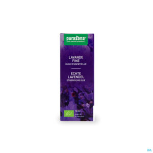 Packshot Purasana Essentielle Olie Lavendel Echte 10ml
