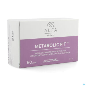 Packshot Alfa Metabolic Fit V-caps 60