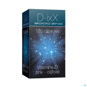Packshot D-ixx 3000 Zinc Softcaps 120