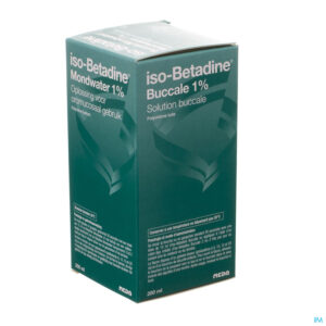 Packshot Iso Betadine 1% Nf Mondwater 200ml Ready To Use