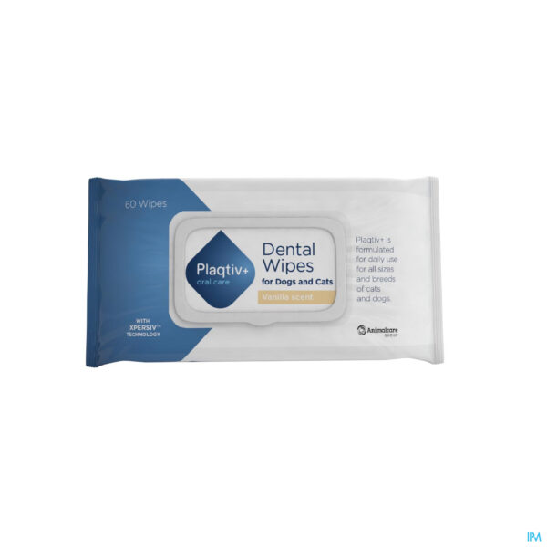 Productshot Plactiv+ Oral Care Wipes Vanilla 60