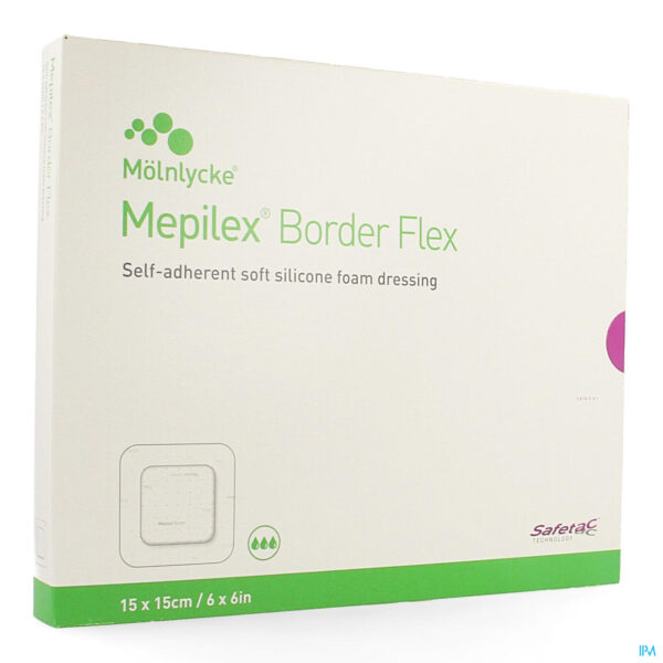 Packshot Mepilex Border Flex Verb 15x15cm 5 595400