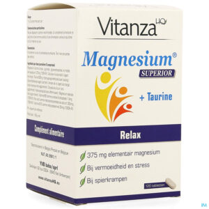 Packshot Vitanza Hq Magnesium Superior Comp 120
