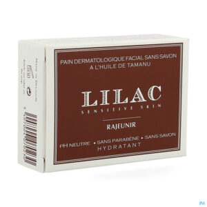 Packshot Lilac Wasstuk Dermatol Z/zeep Olie Tamanu 100g