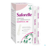 Productshot Saforelle Tampons Inbrenghuls Normaal 16