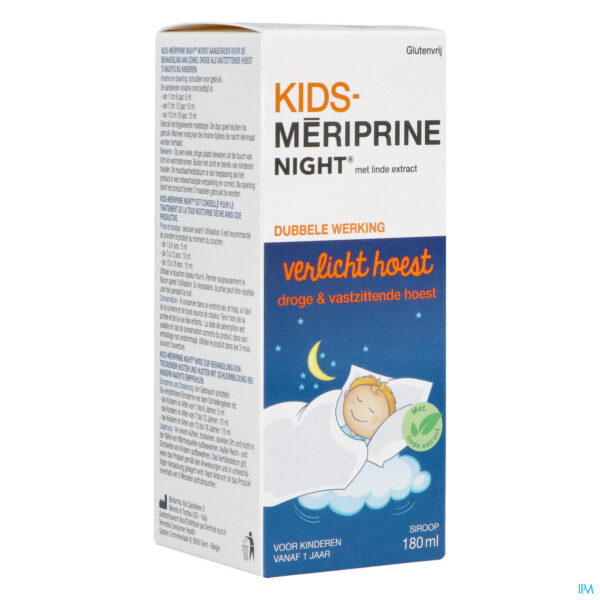 Packshot Kids Meriprine Night Siroop 180ml
