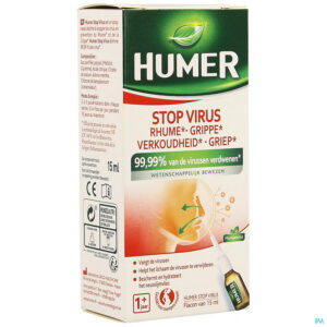 Packshot Humer Stop Virus Neusspray 15ml