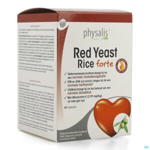 Packshot Physalis Red Yeast Rice Forte Caps 60