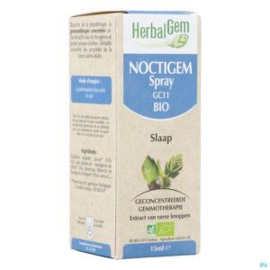 Packshot Herbalgem Noctigem Spray Bio 15ml