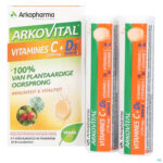 Productshot Arkovital Acerola 1000 Vit C + D3 Bruisend Comp 20