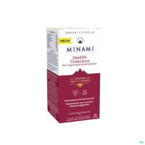 Packshot Minami Morepa Cholesterol Caps 60
