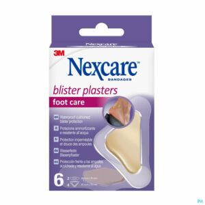 Packshot Nexcare 3m Blister Plaster Foot Care 6