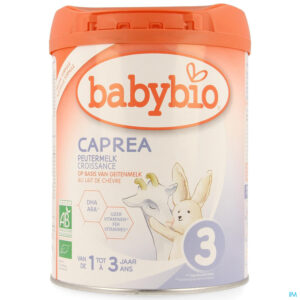 Packshot Babybio Caprea 3 Geitenmelk 800g