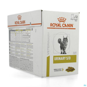 Packshot Royal Canin Cat Urinary S/o Morsel Gravy Wet12x85g