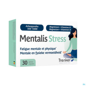 Packshot Mentalis Stress Caps 30