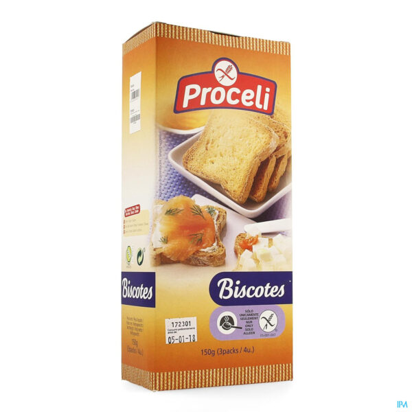 Packshot Proceli Toast 150g Revogan