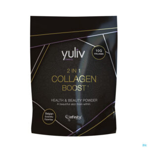 Packshot Yuliv 2in1 Collagen Boost Mix Pdr 300g