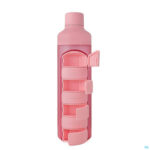 Productshot Yos Water Bottle & Pill Box Weekly Perfect Pink