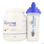 Packshot Whey Proteine Isolaat Vanille Caps 900g Deba