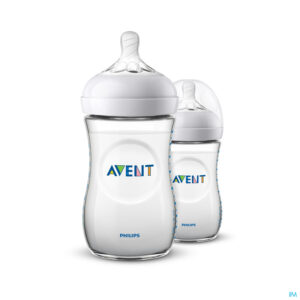 Productshot Philips Avent Natural 2.0 Zuigfles 260ml Duo SCF033/27