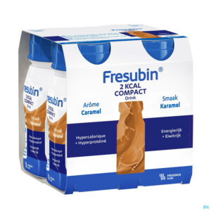 Packshot Fresubin 2kcal Compact Drink Caramel Fl 4x125ml