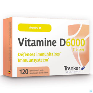 Packshot Vitamine D6000 Trenker Comp 120