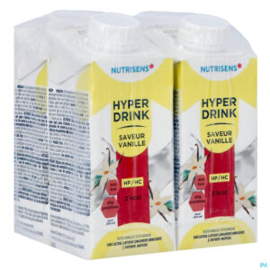 Packshot NUTRISENS HYPERDRINK HP/HC 2KCAL VANILLE