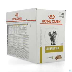 Packshot Royal Canin Cat Urinary S/o Loaf Wet 12x85g