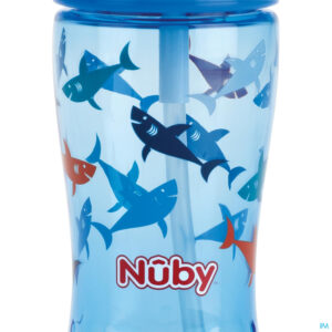 Productshot Nuby Flip-it Beker Uit Tritan Blauw 360ml 3j+