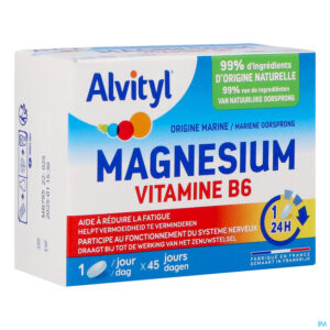Packshot Alvityl Magnesiumvitamine B6 Comp 45