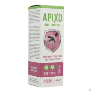 Packshot Apixo A/insect Deet 40% Spray 100ml