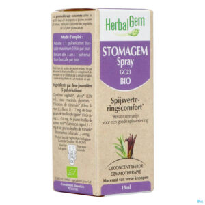Packshot Herbalgem Stomagem Spray Bio 15ml