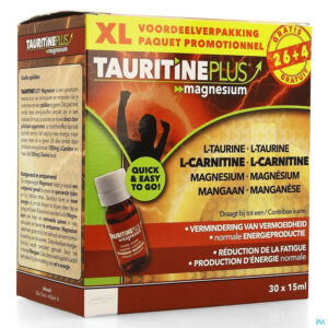 Packshot Tauritine Plus Magnesium Amp 30x15ml Credophar